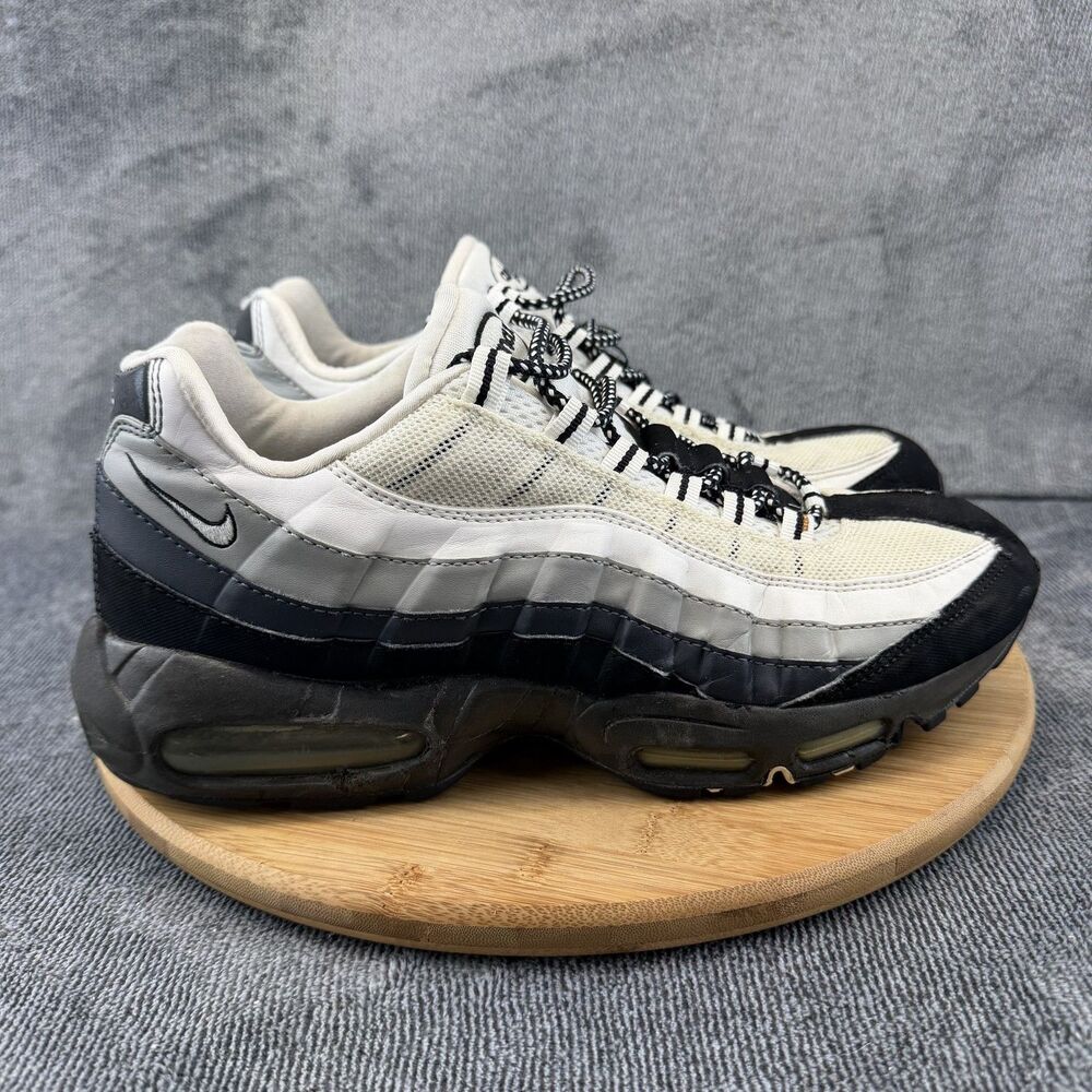 Nike Air Max 95 Shoes Mens Size 10.5 Gray Running Sneakers 609048-017 No Insoles